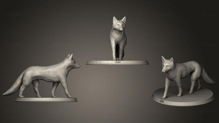 Статуэтки животных Realistic Fox